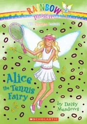 Book cover for "Alice The Tennis Fairy" by Daisy Meadows