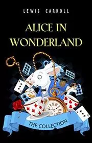 Book cover for "Alice in Wonderland" by Lewis Carroll