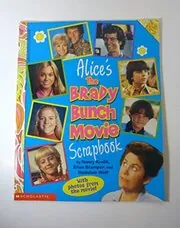 Book cover for "Alice's the Brady Bunch Movie Scrapboook" by Nancy Krulik