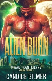 Book cover for "Alien Burn" by Candice Gilmer
