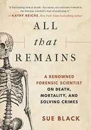 Book cover for "All That Remains" by Sue Black