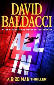 Book cover for "All In" by David Baldacci
