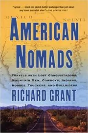 Book cover for "American Nomads" by Richard Grant