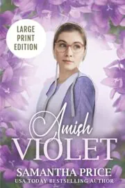 Book cover for "Amish Violet" by Samantha Price