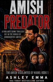 Book cover for "Amish Predator" by Ashley Emma