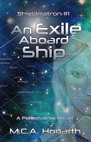 Book cover for "An Exile Aboard Ship" by MCA Hogarth