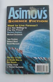 Book cover for "Ancient Engines (in Asimov's)"