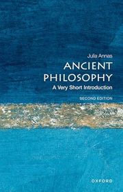 Book cover for "Ancient Philosophy: A Very Short Introduction" by Julia Annas