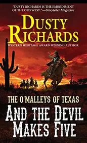 Book cover for "And the Devil Makes Five" by Dusty Richards