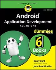 Book cover for "Android Application Development All-in-One For Dummies" by Barry Burd
