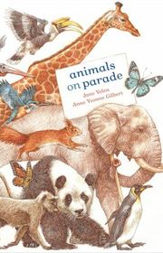 Book cover for "Animals on Parade" by Jane Yolen