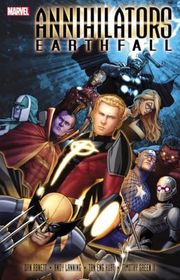 Book cover for "Annihilators: Earthfall" by Dan Abnett