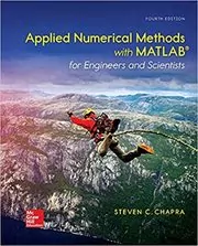 Book cover for "Applied Numerical Methods with MATLAB for Engineers and Scientists" by Steven Chapra