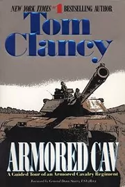 Book cover for "Armored Cav" by Tom Clancy