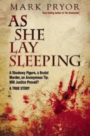 Book cover for "As She Lay Sleeping" by Mark Pryor