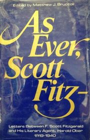 Book cover for "As Ever, Scott Fitz" by F. Scott Fitzgerald