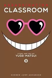 Book cover for "Assassination Classroom, Vol. 09: A Shocking Time" by Yūsei Matsui
