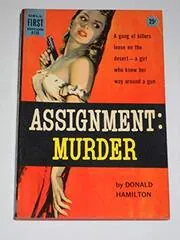 Book cover for "Assignment: Murder" by Donald Hamilton