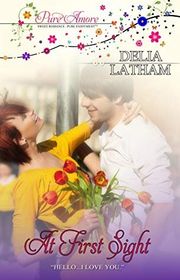 Book cover for "At First Sight" by Delia Latham