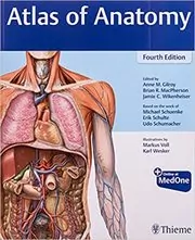 Book cover for "Atlas of Anatomy" by Anne M Gilroy
