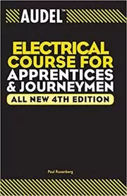 Book cover for "Audel Electrical Course for Apprentices and Journeymen" by Paul Rosenberg