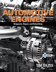 Book cover for "Automotive Engines" by Tim Gilles