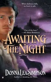 Book cover for "Awaiting the Night" by Donna Lea Simpson