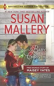 Book cover for "Baby, It's Christmas & Hold Me, Cowboy" by Susan Mallery