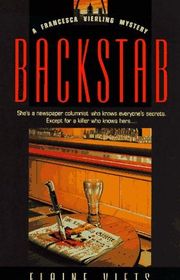 Book cover for "Backstab" by Elaine Viets