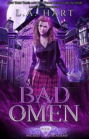 Book cover for "Bad Omen" by Lane Hart