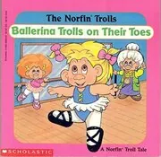 Book cover for "Ballerina Trolls on Their Toes" by Nancy Krulik