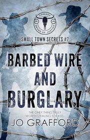 Book cover for "Barbed Wire and Burglary" by Jo Grafford