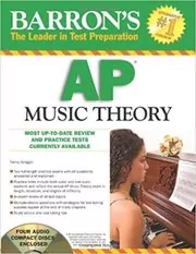 Book cover for "Barron's AP Music Theory" by Nancy Scoggin