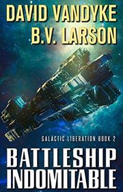 Book cover for "Battleship Indomitable"