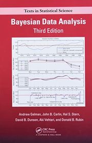 Book cover for "Bayesian Data Analysis" by Andrew Gelman, John B. Carlin, Hal S. Stern, David B. Dunson, Aki Vehtari, Donald B. Rubin