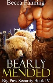 Book cover for "Bearly Mended" by Becca Fanning
