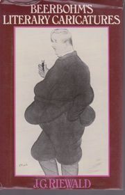 Book cover for "Beerbohm's Literary Caricatures" by Max Beerbohm