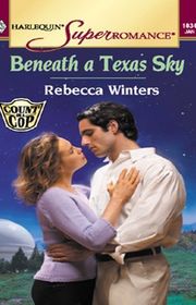 Book cover for "Beneath a Texas Sky" by Rebecca Winters