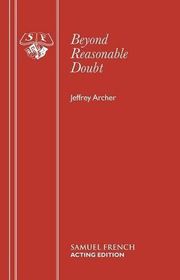 Book cover for "Beyond Reasonable Doubt" by Jeffrey Archer