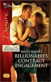 Book cover for "Billionaire's Contract Engagement / A Contract Engagement" by Maya Banks