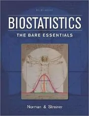 Book cover for "Biostatistics" by Geoffrey R. Norman
