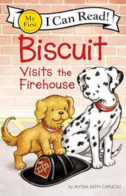 Book cover for "Biscuit Visits the Firehouse" by Alyssa Satin Capucilli