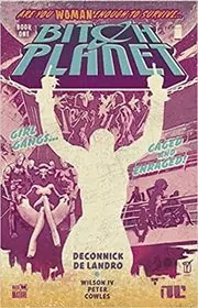 Book cover for "Bitch Planet, Vol. 1" by Kelly Sue DeConnick