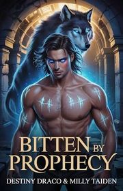 Book cover for "Bitten By Prophecy" by Milly Taiden
