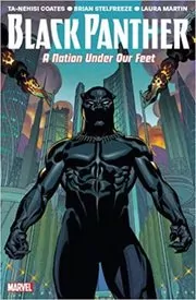 Book cover for "Black Panther" by Ta-Nehisi Coates