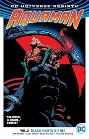 Book cover for "Black Manta Rising" by Dan Abnett