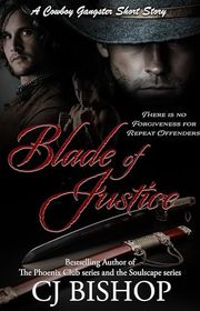 Book cover for "Blade of Justice" by CJ Bishop