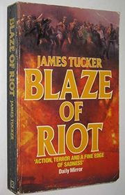 Book cover for "Blaze of Riot" by Bill James