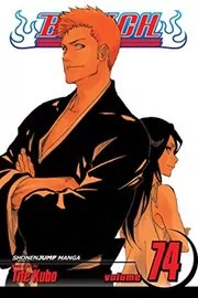Book cover for "Bleach, Volume 74" by Tite Kubo