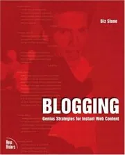 Book cover for "Blogging"